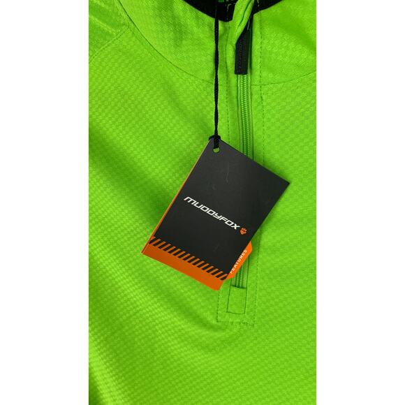 MuddyFox Mens Cycling Short Sleeve Jersey Green Black Size XS New - Picture 6 of 9